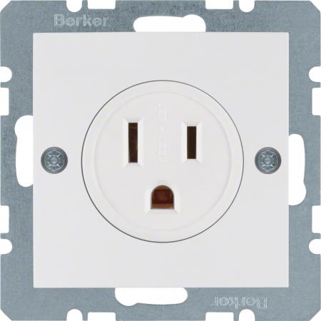 Berker 41668989 Steckdose SK NEMA 5-15 R S.1/B.x pw