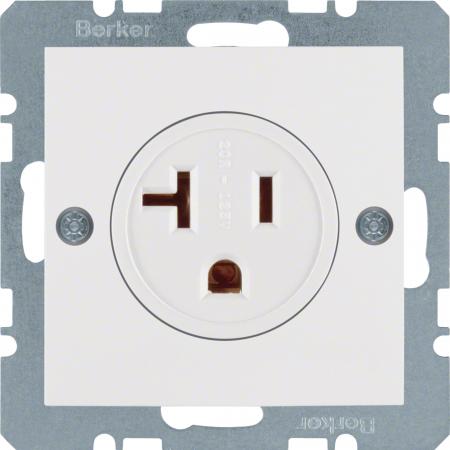 Berker 41681909 Steckdose SK NEMA 5-20 R S.1/B.3/B.7 pw