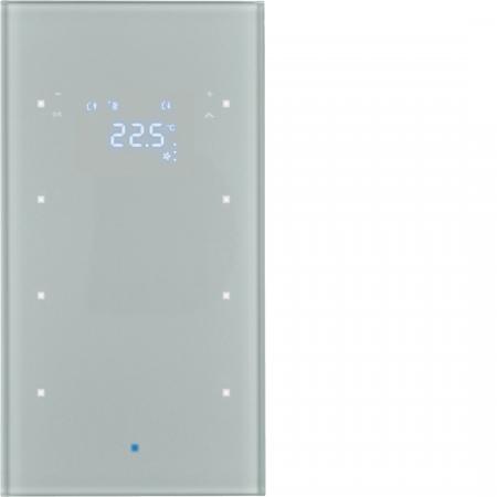 Berker 75643034 Glas-Sensor 3f m Te.reg TS alu
