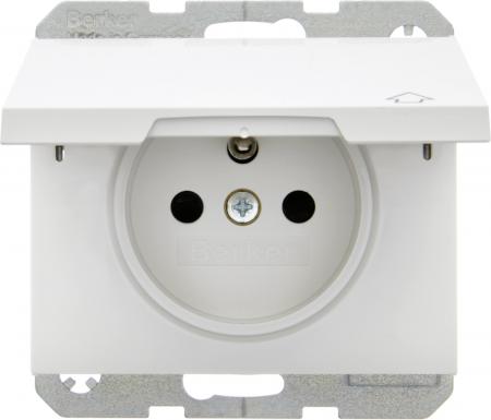 Berker 6768777109 Steckdose m SK-Stift KD K.1 pw