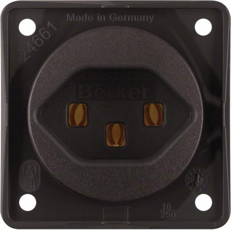 Berker 962592501 Steckdose mit SK CH Typ 23 ITG braun