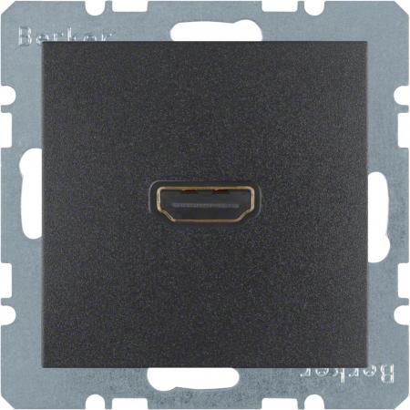 Berker 3315421606 HDMI Steckdose B.3/B.7 anthrazit matt