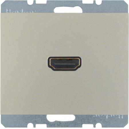 Berker 3315427004 HDMI Steckdose K.5 edelstahl lackiert