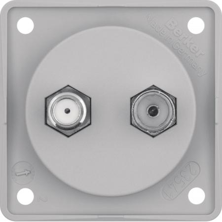 Berker 945602506 Antennen Verbinderdose Radio/SAT ITG gr