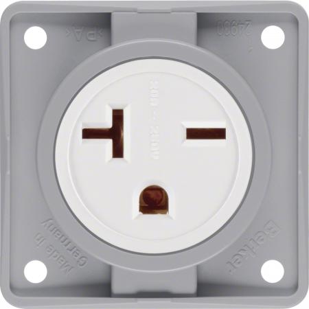 Berker 862542507 Steckdose m SK USA/CAN NEMA 6-20R ITG gr