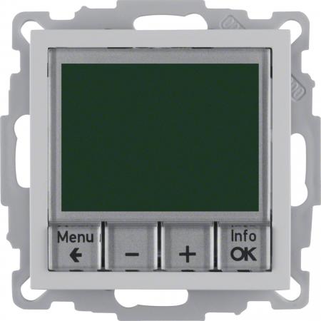 Berker 20441404 Temp.-Regler 1S m Z-St Zgs S.1/B.x alu