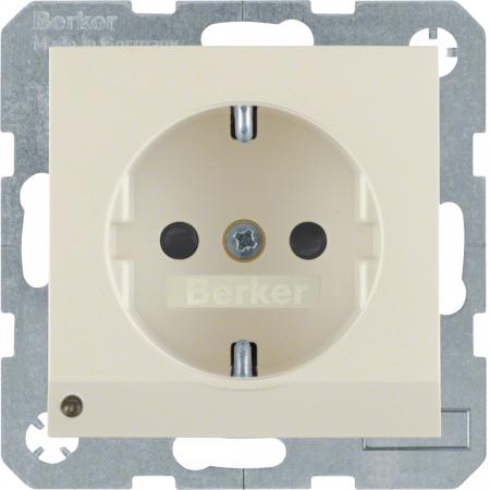 Berker 41098982 Steckdose SCHUKO m LED-OL S.1/B.x weiß