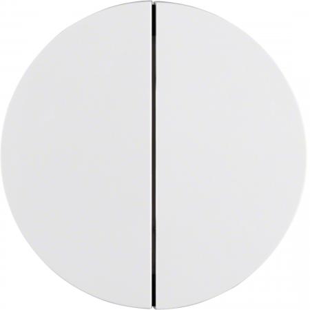 Berker 85142139 Taste 2fach R.1/R.3 polarweiß glänzend