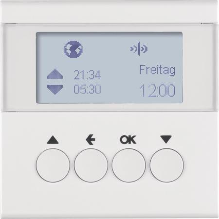 Berker 85745189 KNX-Funk Jalou-Uhr quickl S.1/B.3/B.7 pw