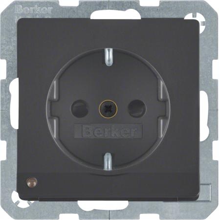 Berker 41096086 Steckdose SCHUKO m LED-OL erh.BS Q.x an