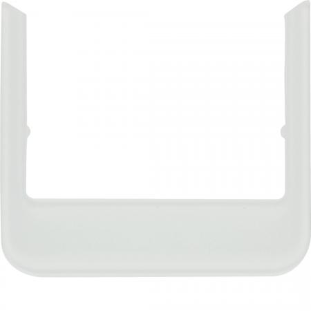 Berker 13192109 Designrahmen rund Glas polarweiß