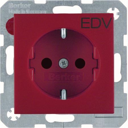 Berker 47231922 Steckdose SCHUKO m EHBS S.1/B.x rot matt