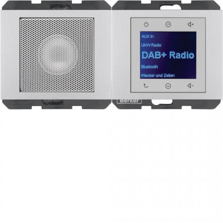 Berker 29807003 Radio mit Lautspr. DAB+ K.x alu