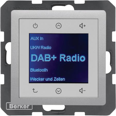 Berker 30846084 Radio DAB+, Bt., Q.x alu