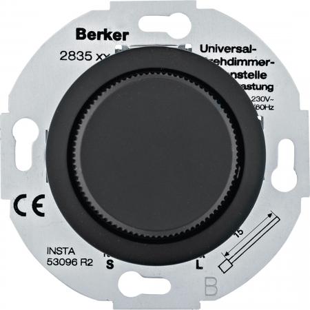 Berker MAN0101417 Uni D-Dim. Ns Z-St 1930 softtouch schw.