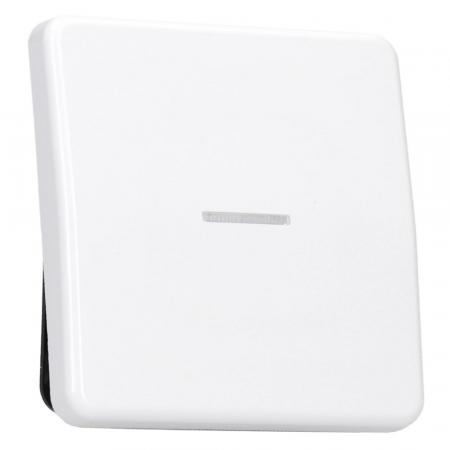 JUNG CD 590 KO5 WW Wippe 1fach mit Lichtleiter alpinweiß