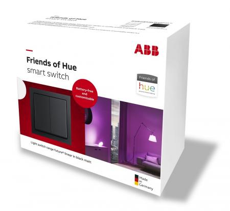 Busch-Jaeger 6716/03 UJ-885 Smart Switch 3-fach Komplettset 4-fach Funk Zigbee schwarz matt future® linear 2CKA006710A0021