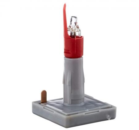 Busch-Jaeger 8350 Steck-Glimmlampe 230 V 0,4 mA orange für Schalter und Taster