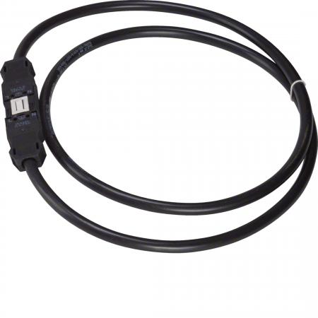 Hager Verbindungsleitung Winsta, 3x2.5mm², Länge 1.5m, PVC, Eca, schwarz