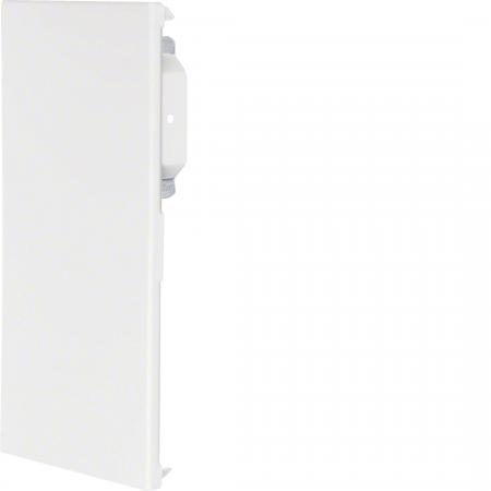 Hager Endstück zu BRS 100x210 OT 2x80 vweiß