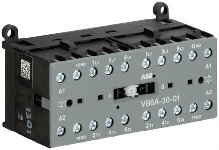 ABB VB6A-30-01-01 Wendeschütz, 24 V 40-450 Hz