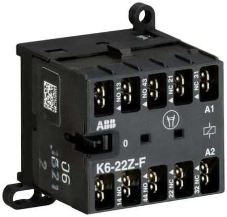 ABB K6-22Z-F-85 Kleinhilfsschütz, 380-415 V 40-450 Hz