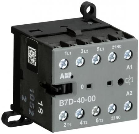 ABB B7D-40-00-05 Kleinschütz, 5,5 kW, 4-polig, 220-240 V DC mit Diode