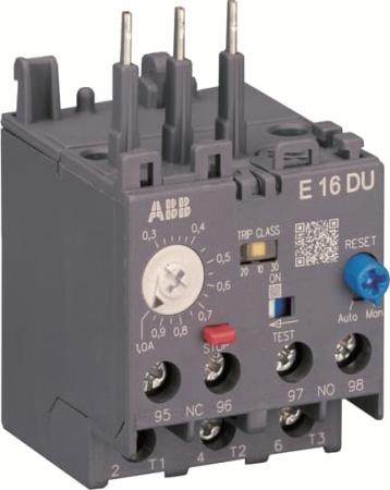 ABB E16DU-2.7 Elektronisches Überlastrelais, 0,8-2,7 A, Auslöseklasse einstellbar