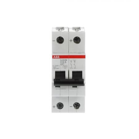 ABB S202M-C0.5UC Sicherungsautomat C-Char., 10 kA, 0.5 A, 2P