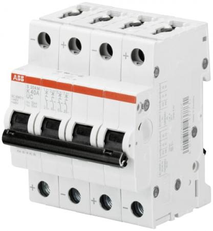 ABB S204M-K0.2UC Sicherungsautomat K-Char., 10 kA, 0.2 A, 4P