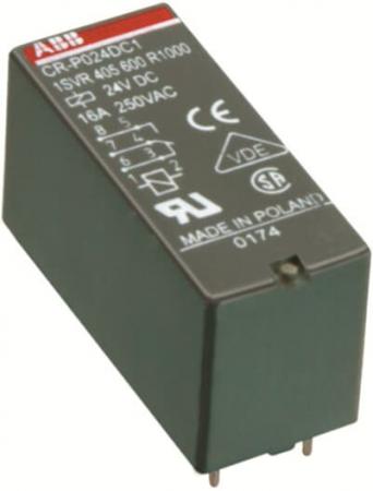 ABB CR-P110AC2G Steckbares Interface-Relais 2We, A1-A2=110VAC, 250V/8A, Goldkontakte