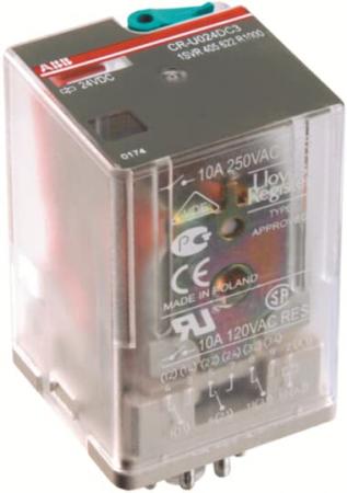 ABB CR-U048DC2L Steckbares Interface-Relais 2We, A1-A2=48VDC, 250V/10A, LED