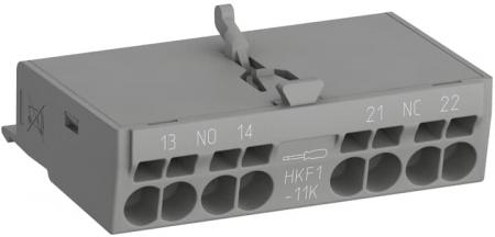 ABB HKF1-11K Hilfsschalter 1S+1Ö, mit Push-In Klemmen, frontseit. Anbau