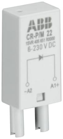 ABB CR-P/M 62DV Steckmodul Varistor und LED grün für CR-P/M, 24-60V AC/DC