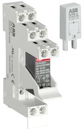 ABB CR-P120AC2SS92CV Interface-Relais komplett, Sockel, Halter, Funktionsmodul, A1-A2=120 V AC 2We, 250 V/8 A