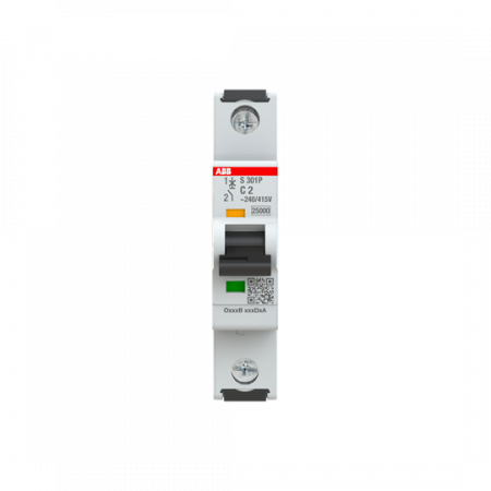 ABB S301P-C2 Sicherungsautomat C-Char., 25 kA, 2A, 1P