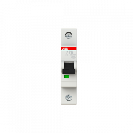 ABB S201-B40 Sicherungsautomat B-Char., 6 kA, 40 A, 1P