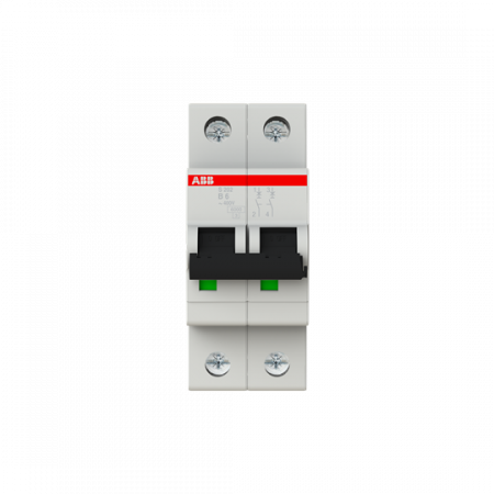 ABB S202-B6 Sicherungsautomat B-Char., 6 kA, 6 A, 2P