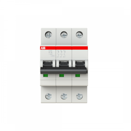 ABB S203-D16 Sicherungsautomat D-Char., 6 kA, 16 A, 3P