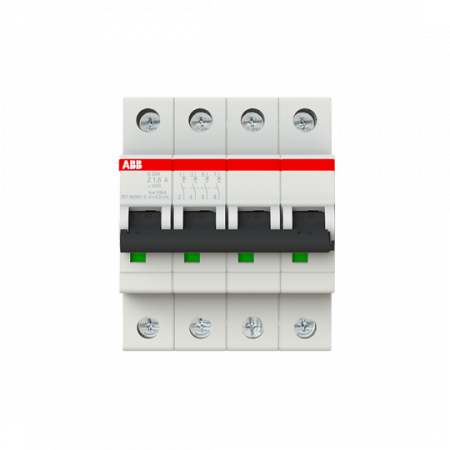 ABB S204-Z1.6 Sicherungsautomat Z-Char., 6 kA, 1.6 A, 4P