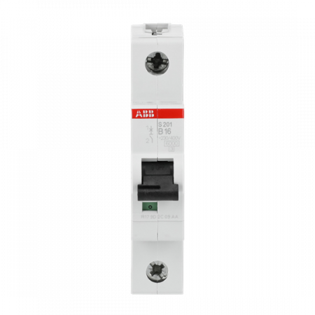 ABB S201-B16 Sicherungsautomat B-Char., 6 kA, 16 A, 1P