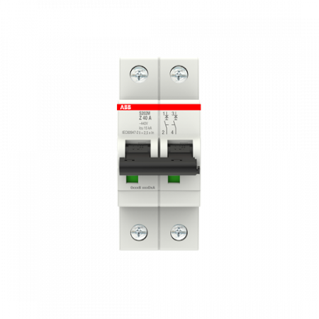 ABB S202M-Z40 Sicherungsautomat Z-Char., 10 kA, 40 A, 2P