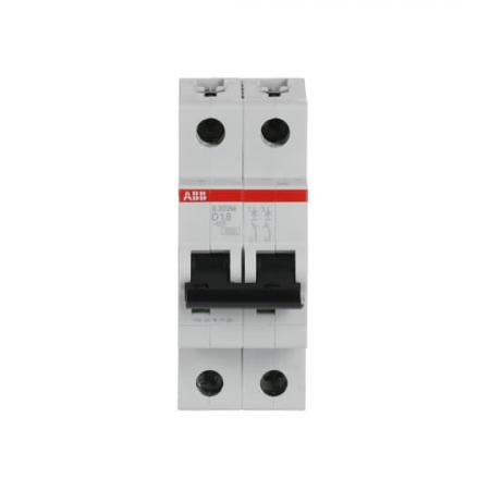 ABB S202M-D1.6 Sicherungsautomat D-Char., 10 kA, 1.6 A, 2P