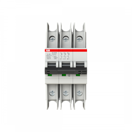 ABB SU203M-C0.5 Sicherungsautomat C-Char., 10kA, 0,5A, 3P UL489