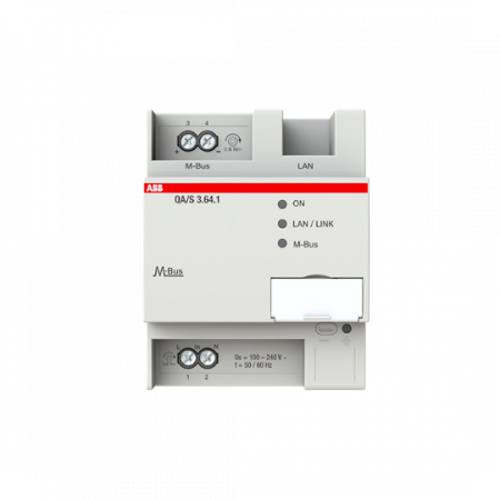 ABB QA/S3.64.1 Energie Analyzer, M-Bus, 64 Teilnehmer, REG 64 Teilnehmer, REG