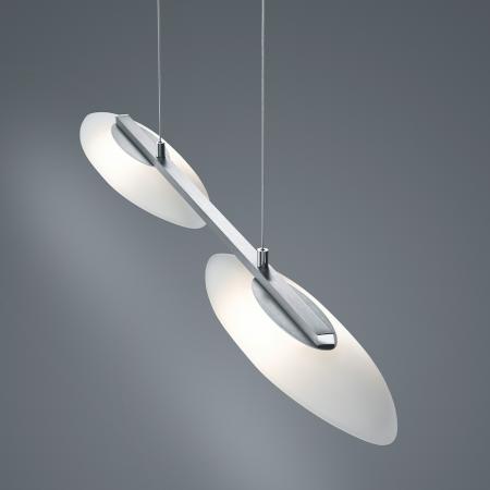 Helestra SALLY LED Pendelleuchte 22 W 1890 lm 2800 K Warmweiß CASAMBI Smart 95 cm Mattnickel