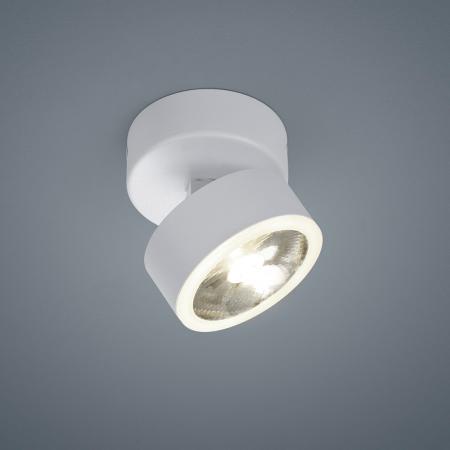 Helestra PAX LED-Deckenstrahler 7,5W 560lm 2900 K Warmweiß 12° CRI 90–100 mattweiß dimmbar