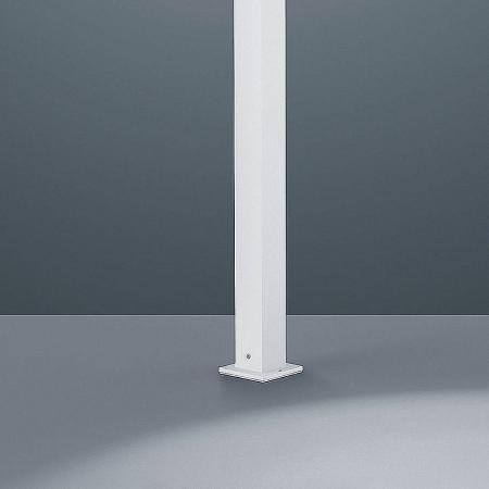 Helestra PART A19806.07 LED-Pollerleuchte 10 W 3000 K Warmweiß, Mattweiß, 740 lm, IP55, Bewegungsmelder