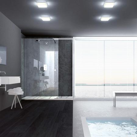 Helestra COSI 15/1906.06 LED-Deckenleuchte 12 W 2900 K Warmweiß, Nickel matt, 1020 lm, IP30, dimmbar