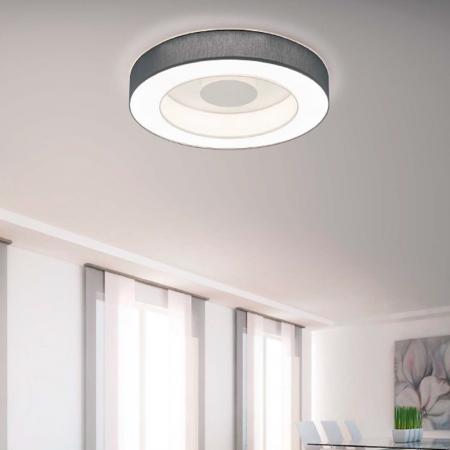 Helestra LOMO LED Deckenleuchte 45 W 2840 lm 2800 K Warmweiß CASAMBI Smart Ø 65 cm Mocca